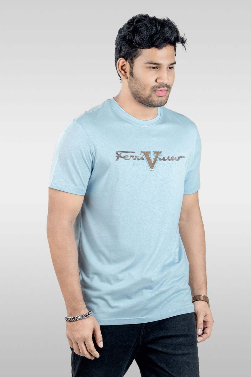 Casual Round Neck T- Shirt